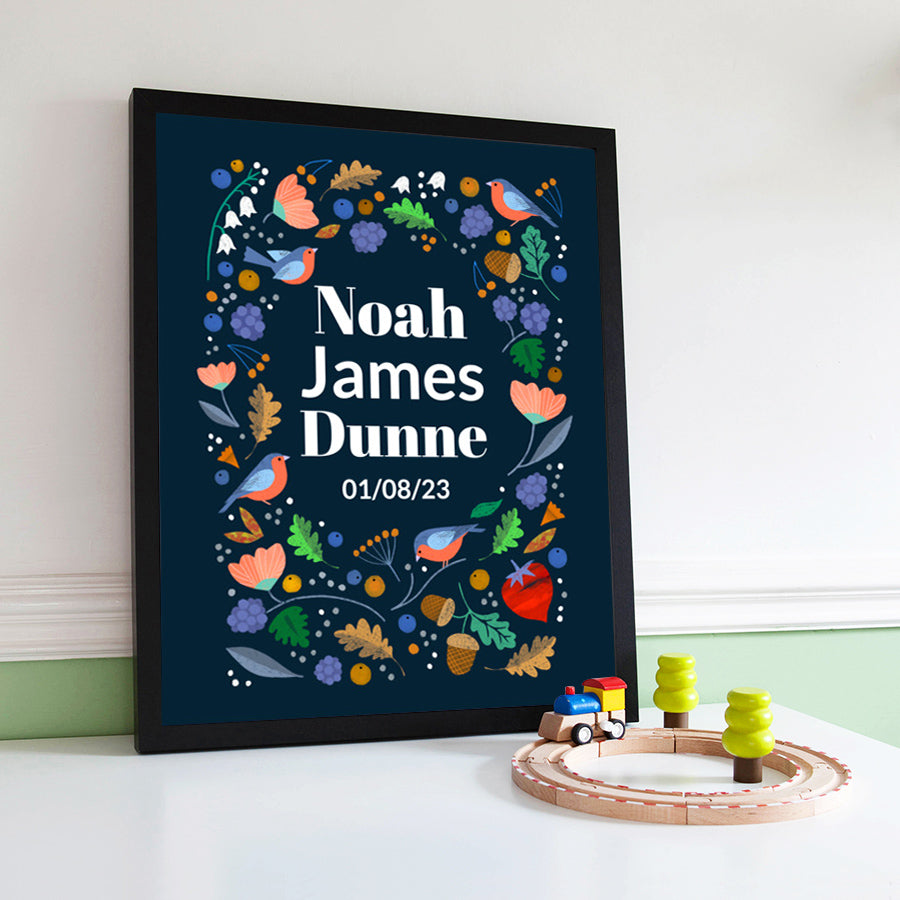 Personalised Bird Print