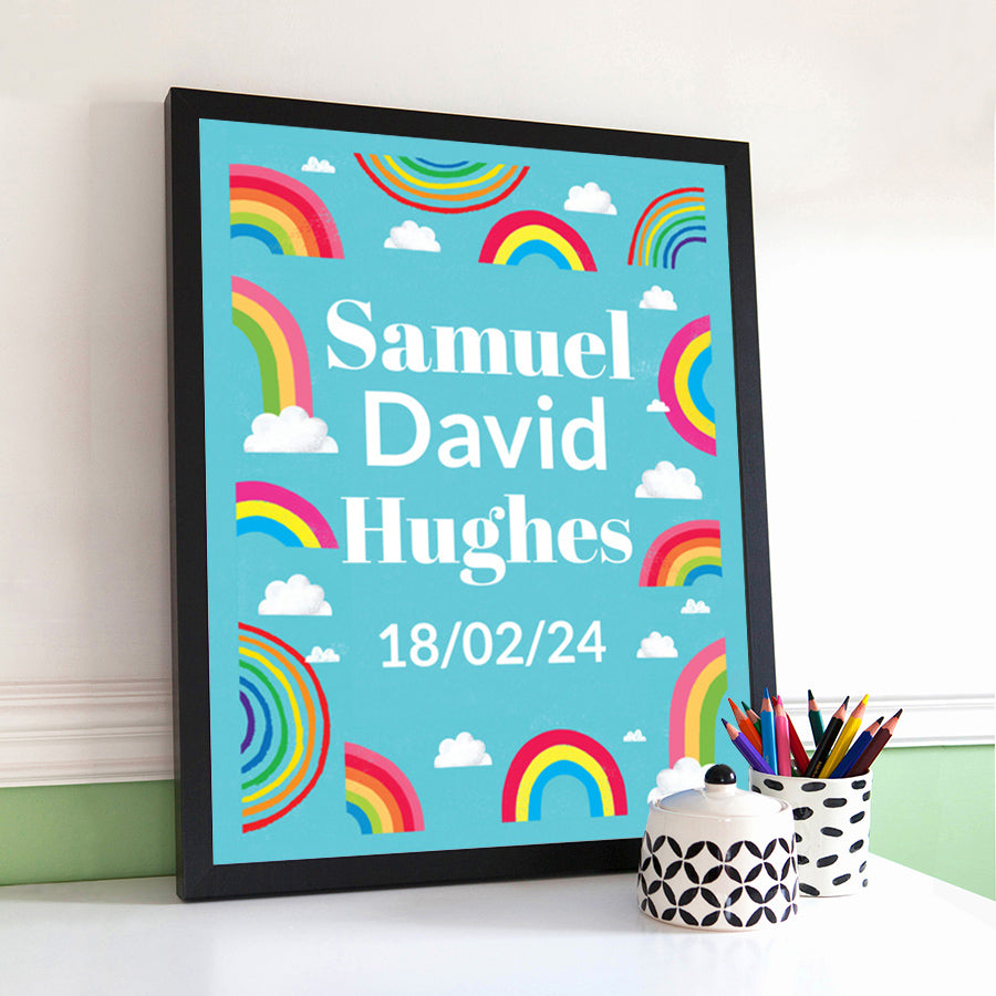 Personalised Rainbow Print