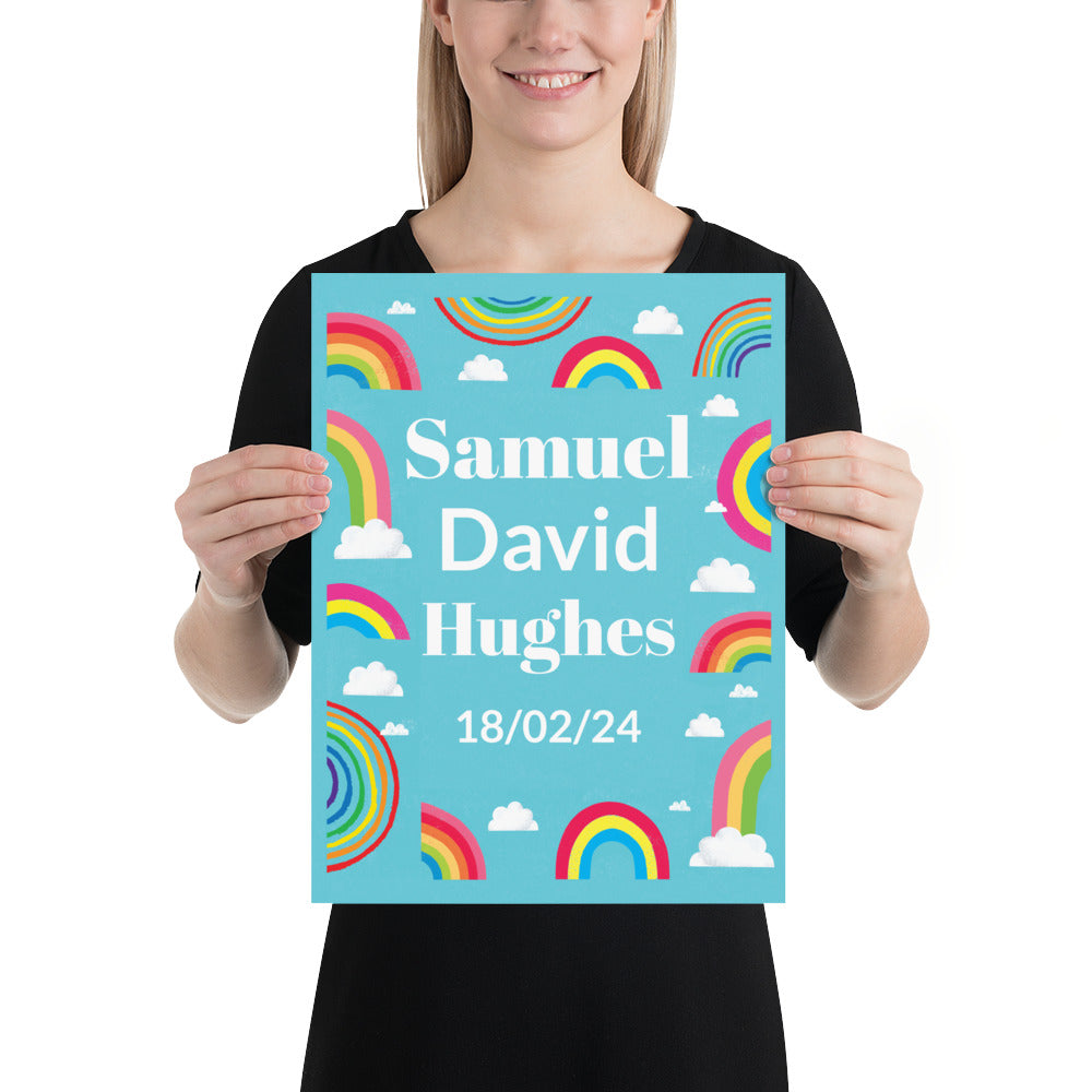Personalised Rainbow Print