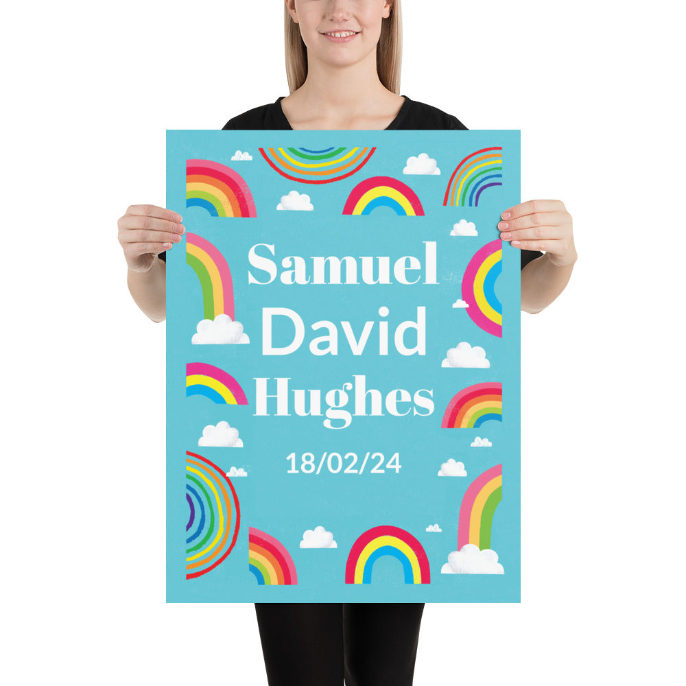 Personalised Rainbow Print