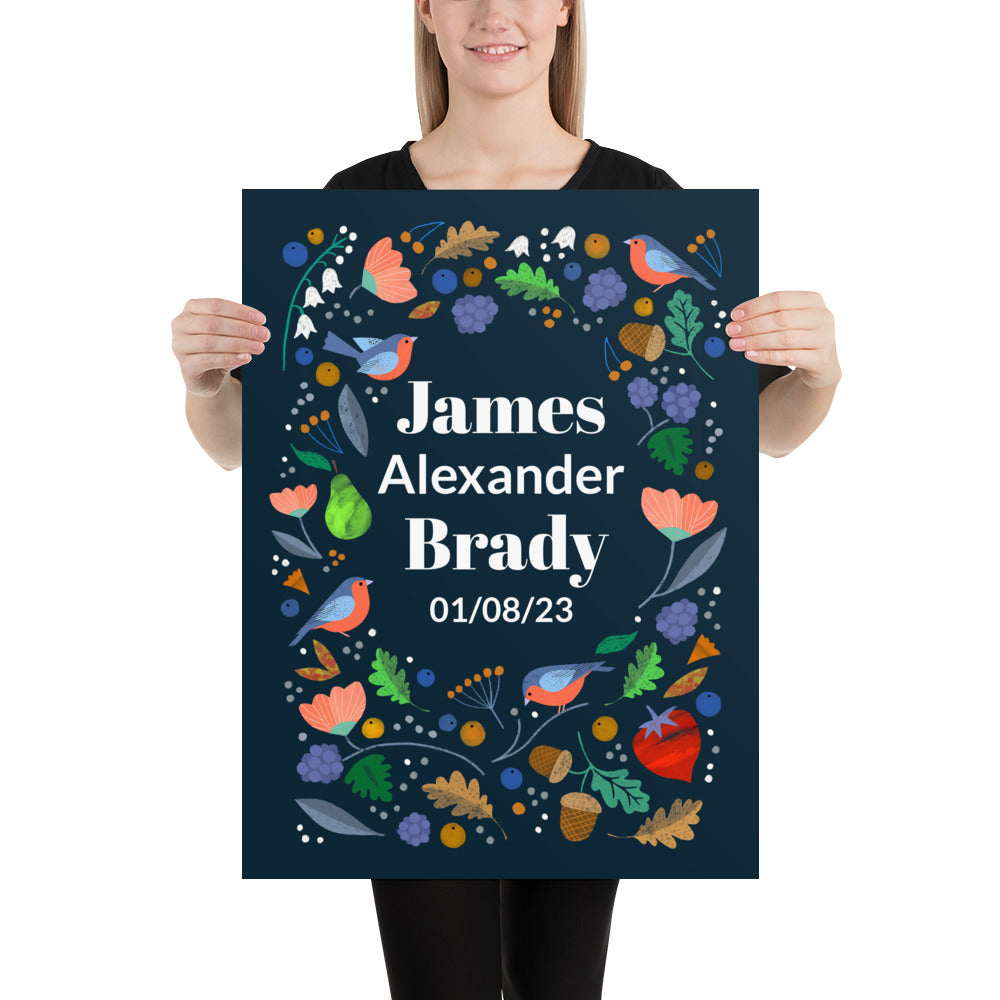 Personalised Bird Print