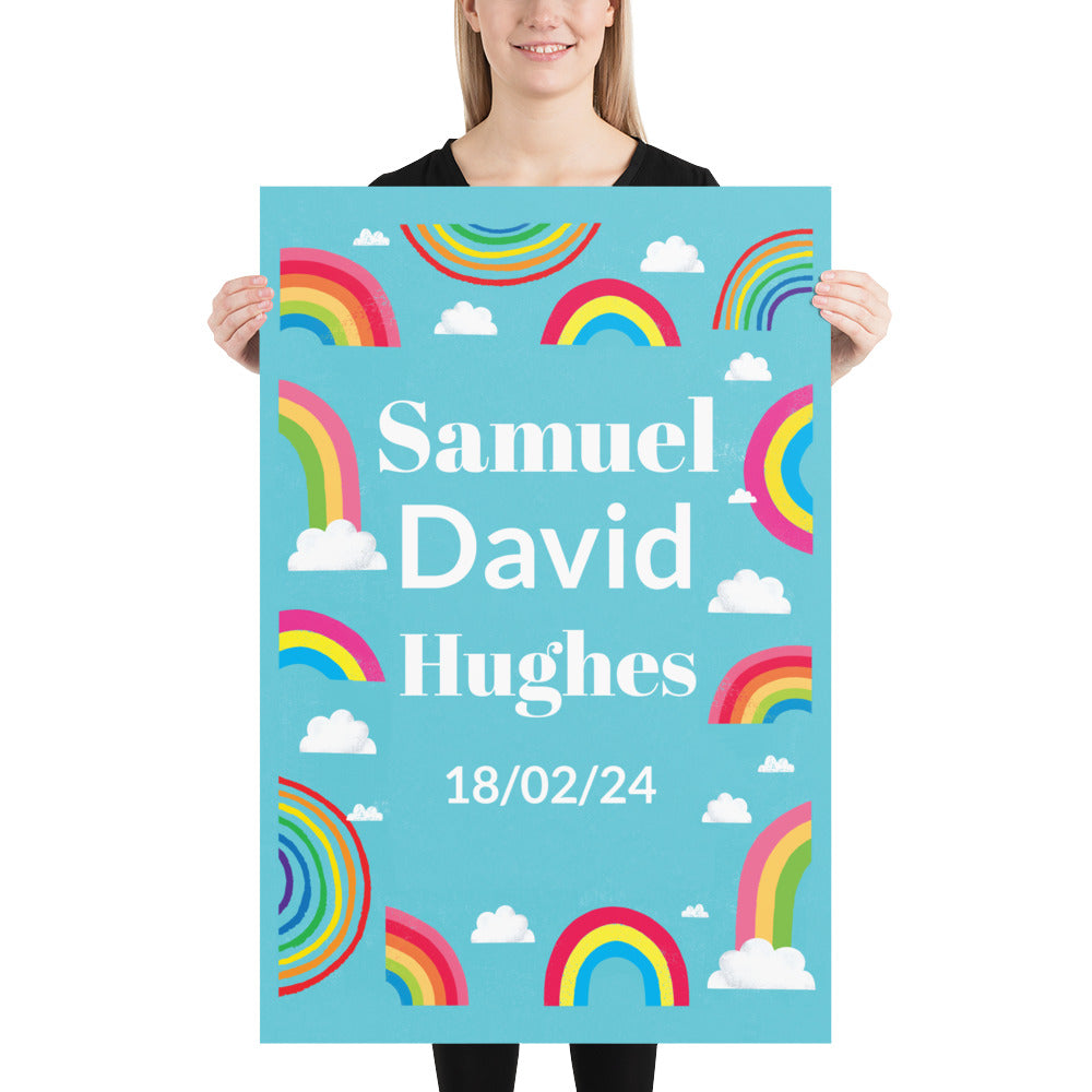 Personalised Rainbow Print