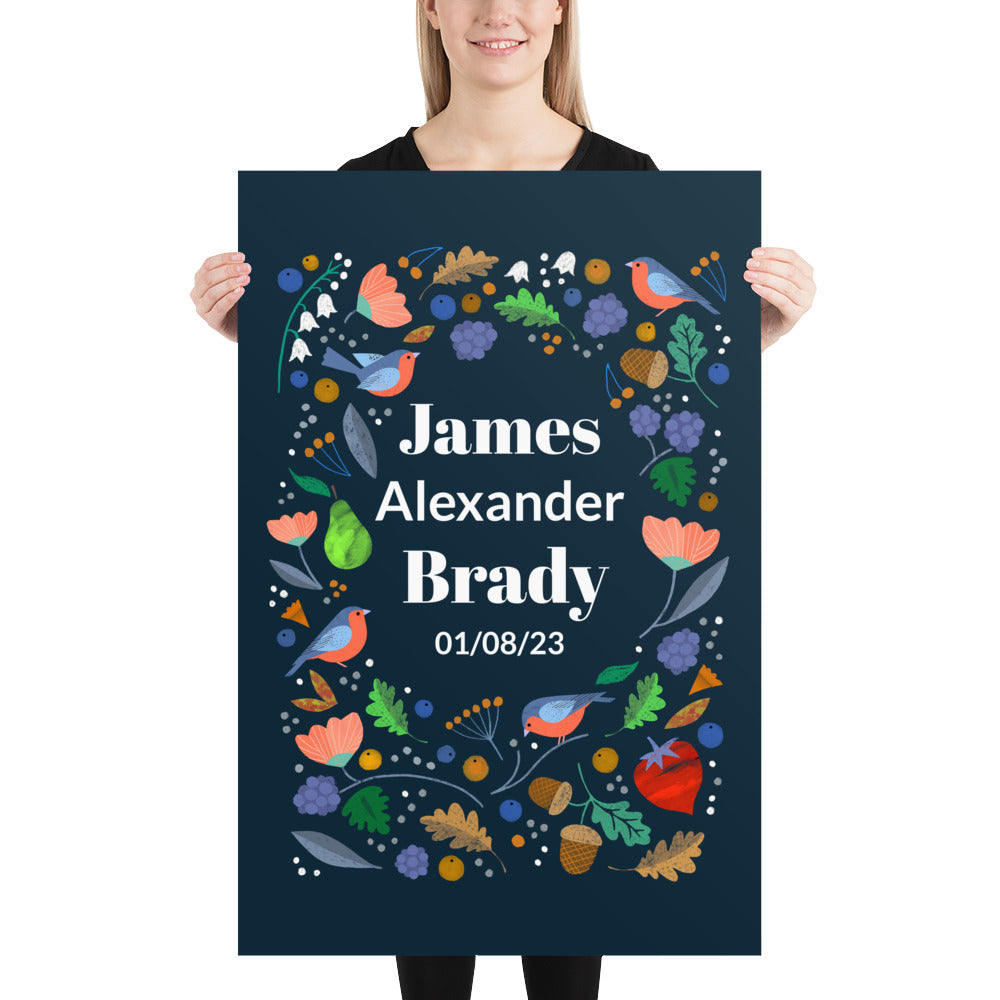 Personalised Bird Print