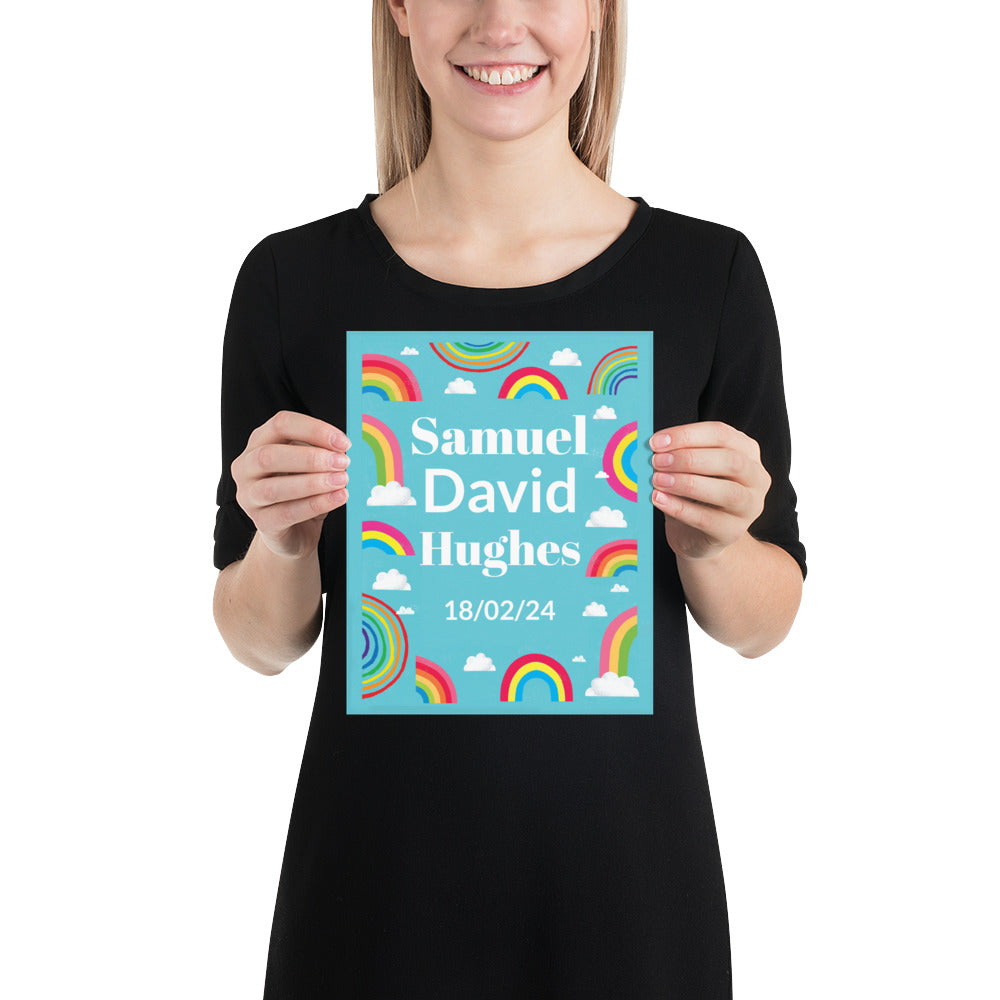 Personalised Rainbow Print